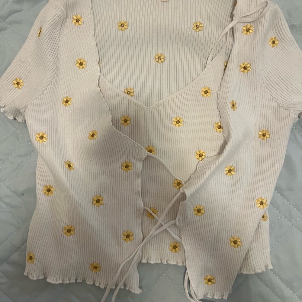 Pacsun Floral layered Shirt